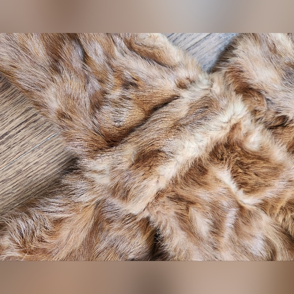 Vintage Rabbit Fur Stole Wrap - Picture 3 of 4